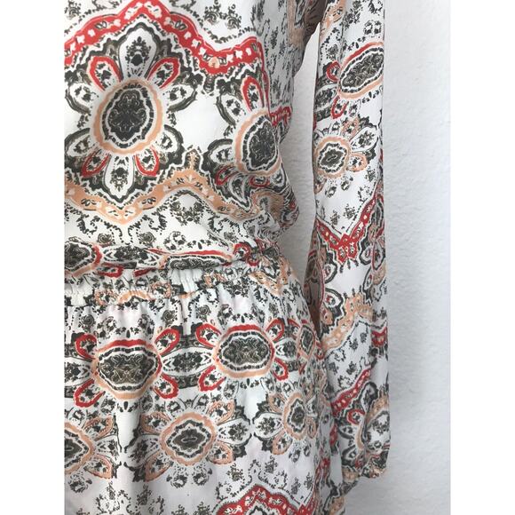 Revolve Show Me Your Mumu V Neck Multicolor Print Mini Dress - Picture 5 of 10